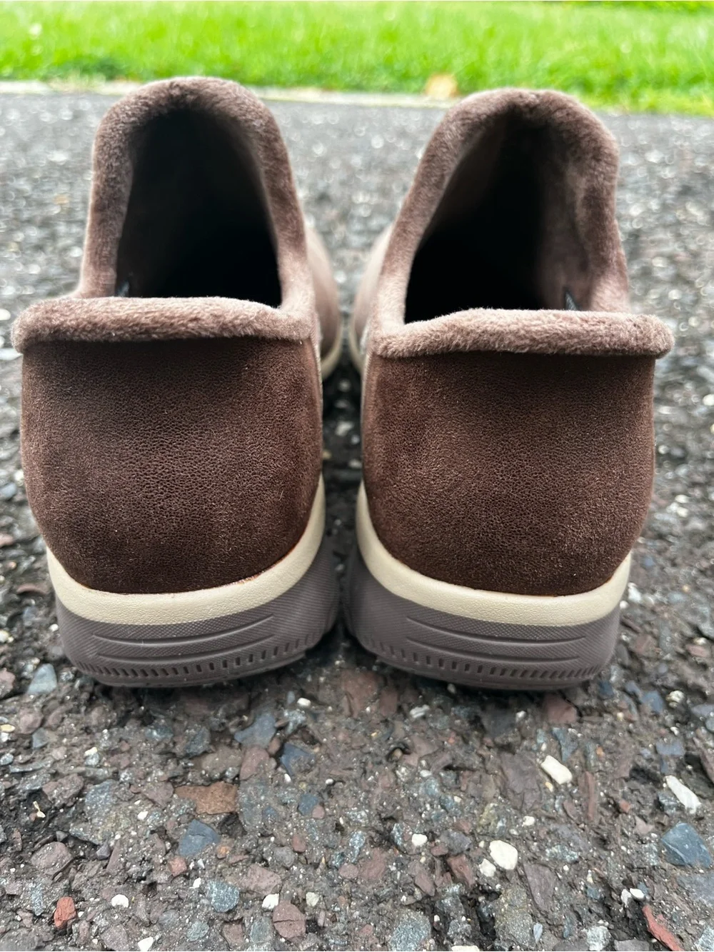 Skechers Slip-ins Easy Going Modern Hour Womens 8.5 Chocolate Brown Shoes NWOT
